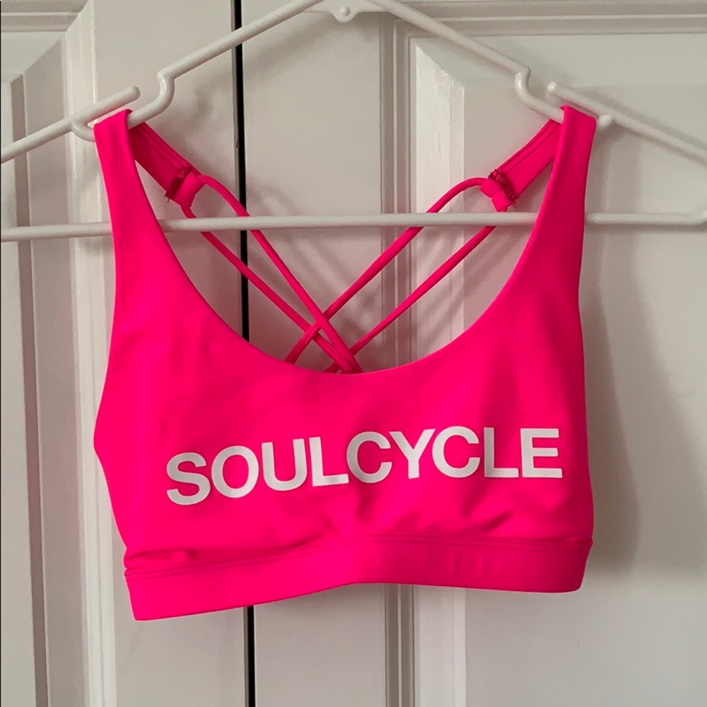 SoulCycle Hot Pink Bra